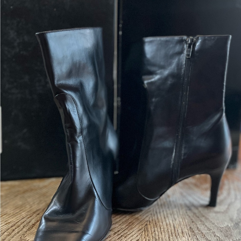 Never worn Cole Haan Black Heeled Boots